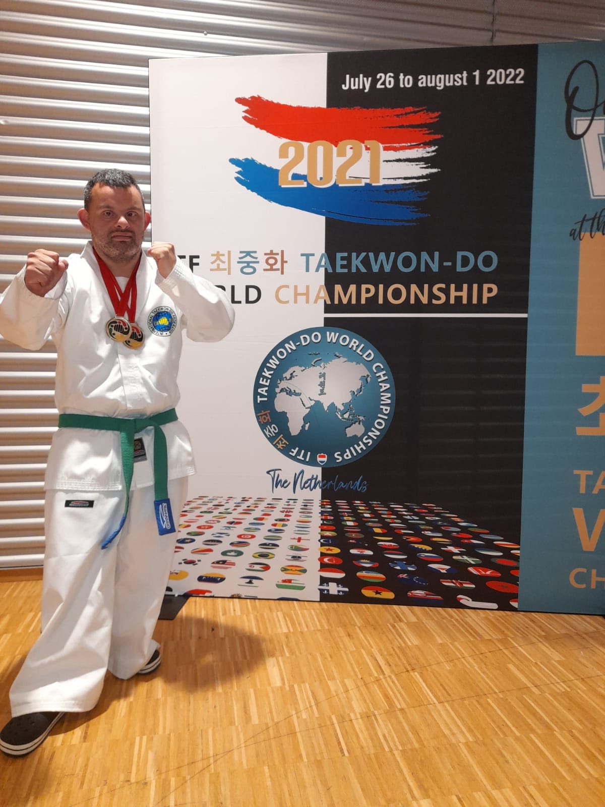 Vecino de 9 de Abril es campeón mundial de Taekwondo Adaptado