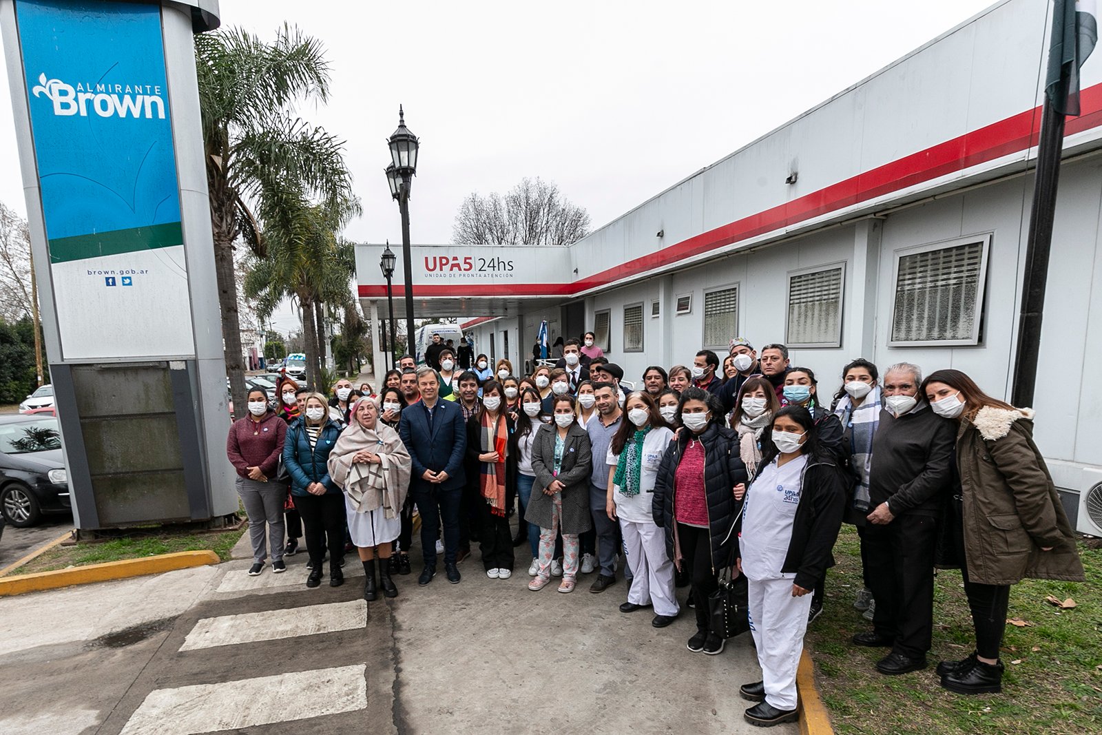 Cascallares y Fabiani encabezaron la celebración del décimo aniversario de la UPA de Longchamps