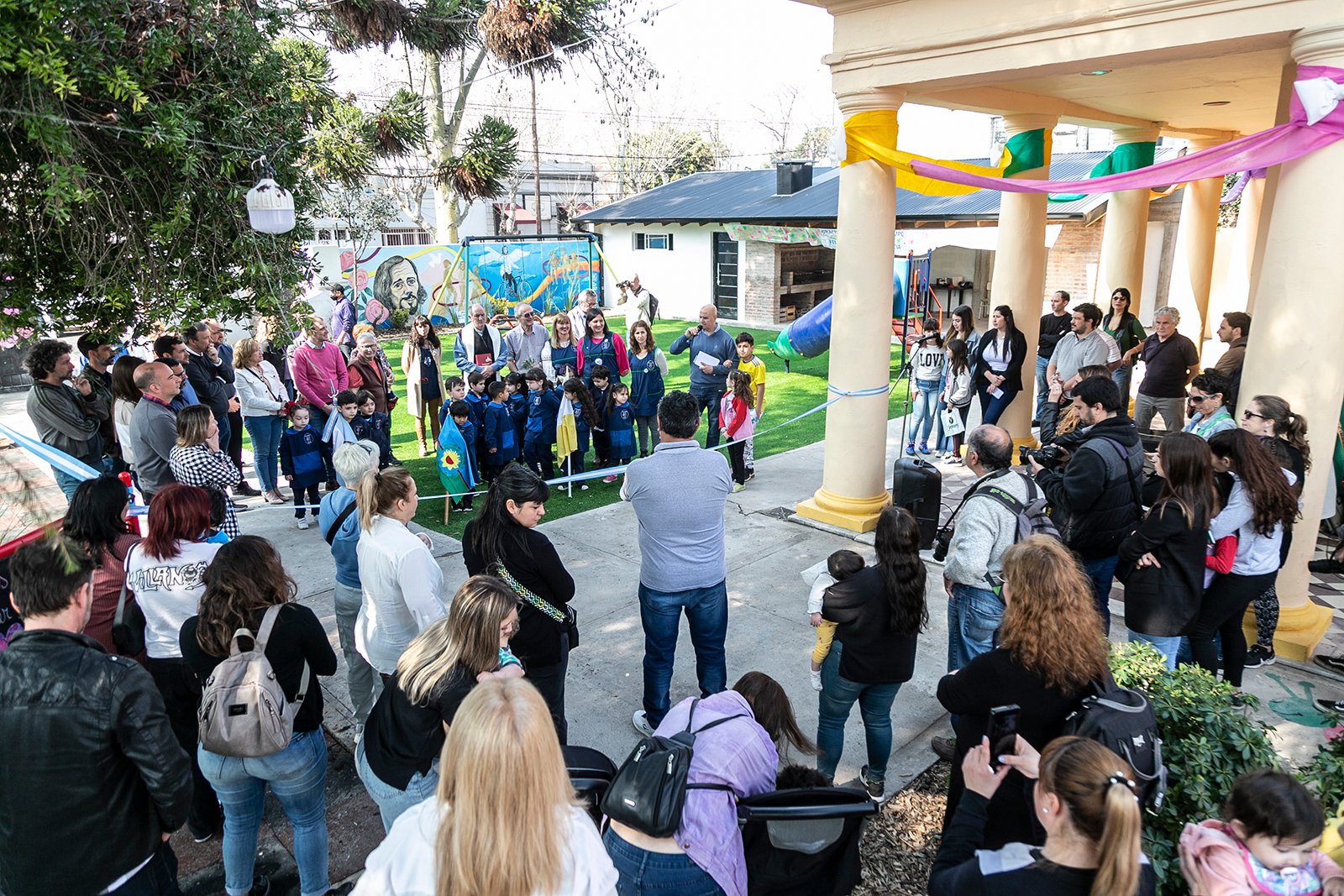 Cascallares y Fabiani inauguraron obras en el Hogar de Niños «Leopoldo Pereyra»