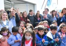 Florencio Varela: Kicillof inauguró el nuevo edificio del Jardín de Infantes N°917