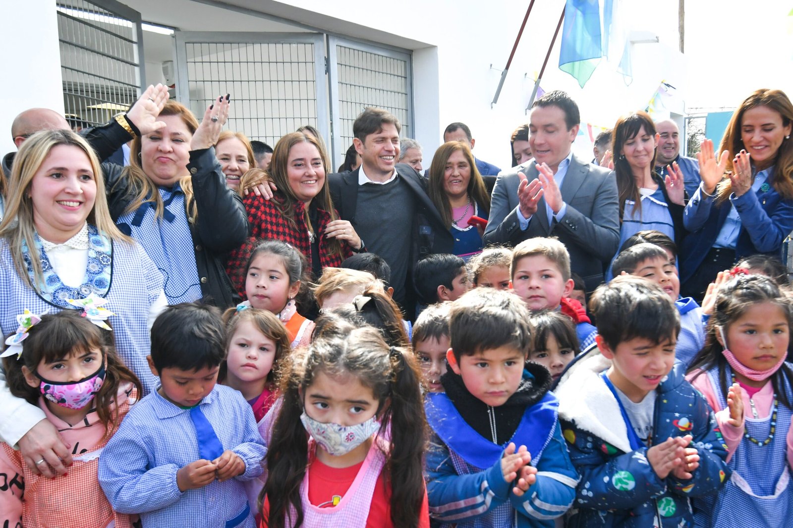 Florencio Varela: Kicillof inauguró el nuevo edificio del Jardín de Infantes N°917