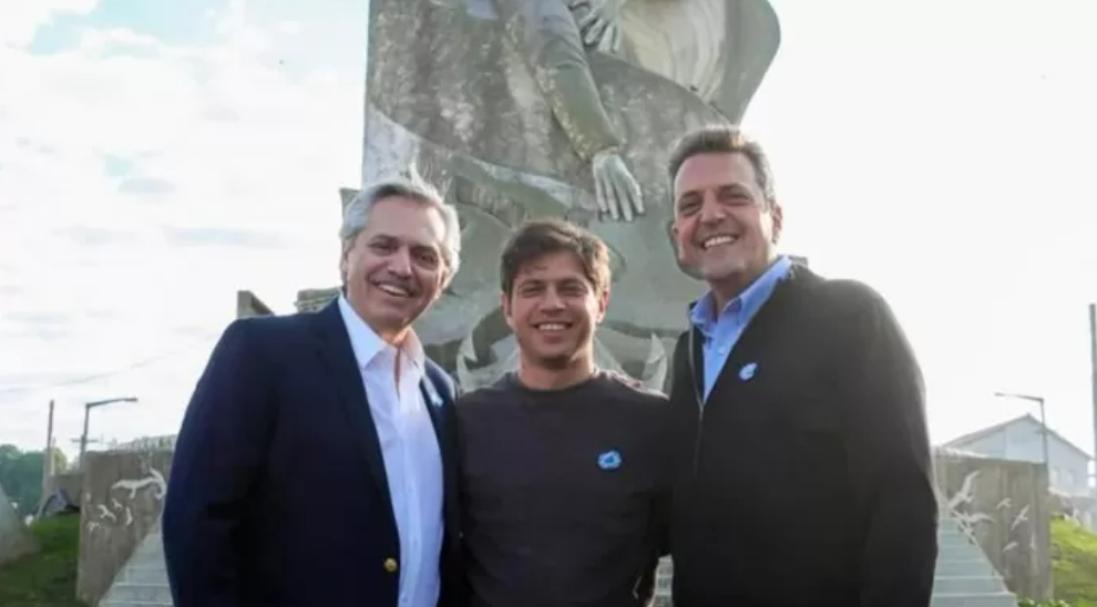 Alberto Fernández, Massa y Kicillof comparten un acto en Lomas de Zamora