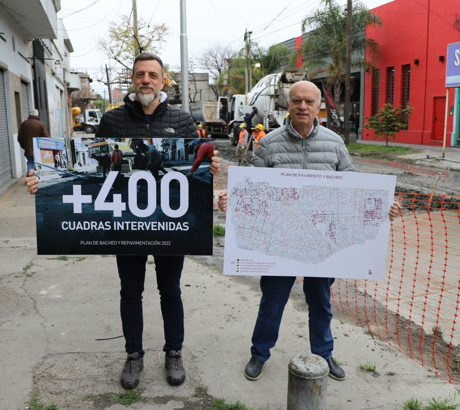 Grindetti presentó el Plan de Repavimentación y Bacheo para 400 cuadras de Lanús