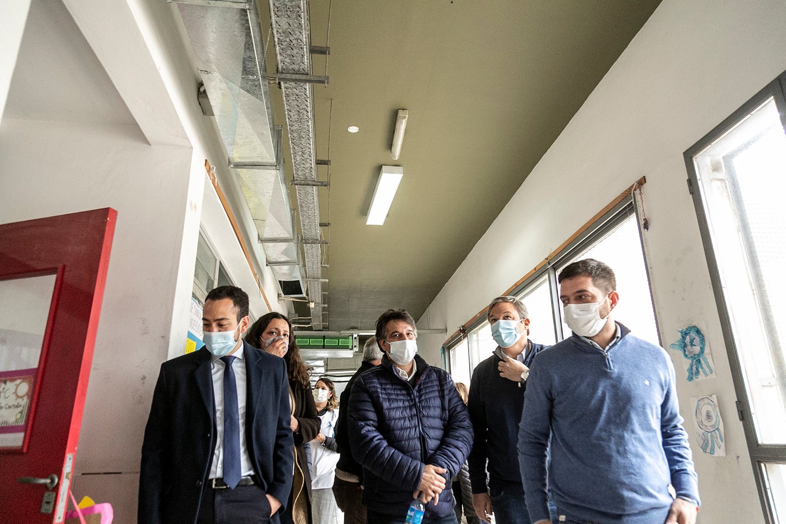 Avanzan las obras de climatización en las Escuelas de Brown