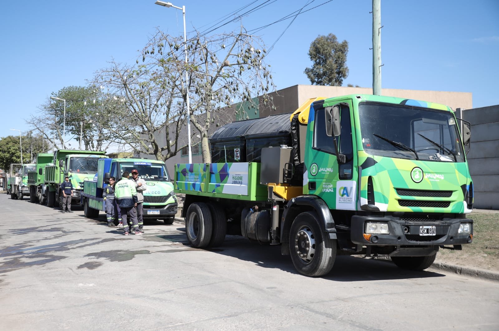 Supervisan el avance de obras en Villa Corina