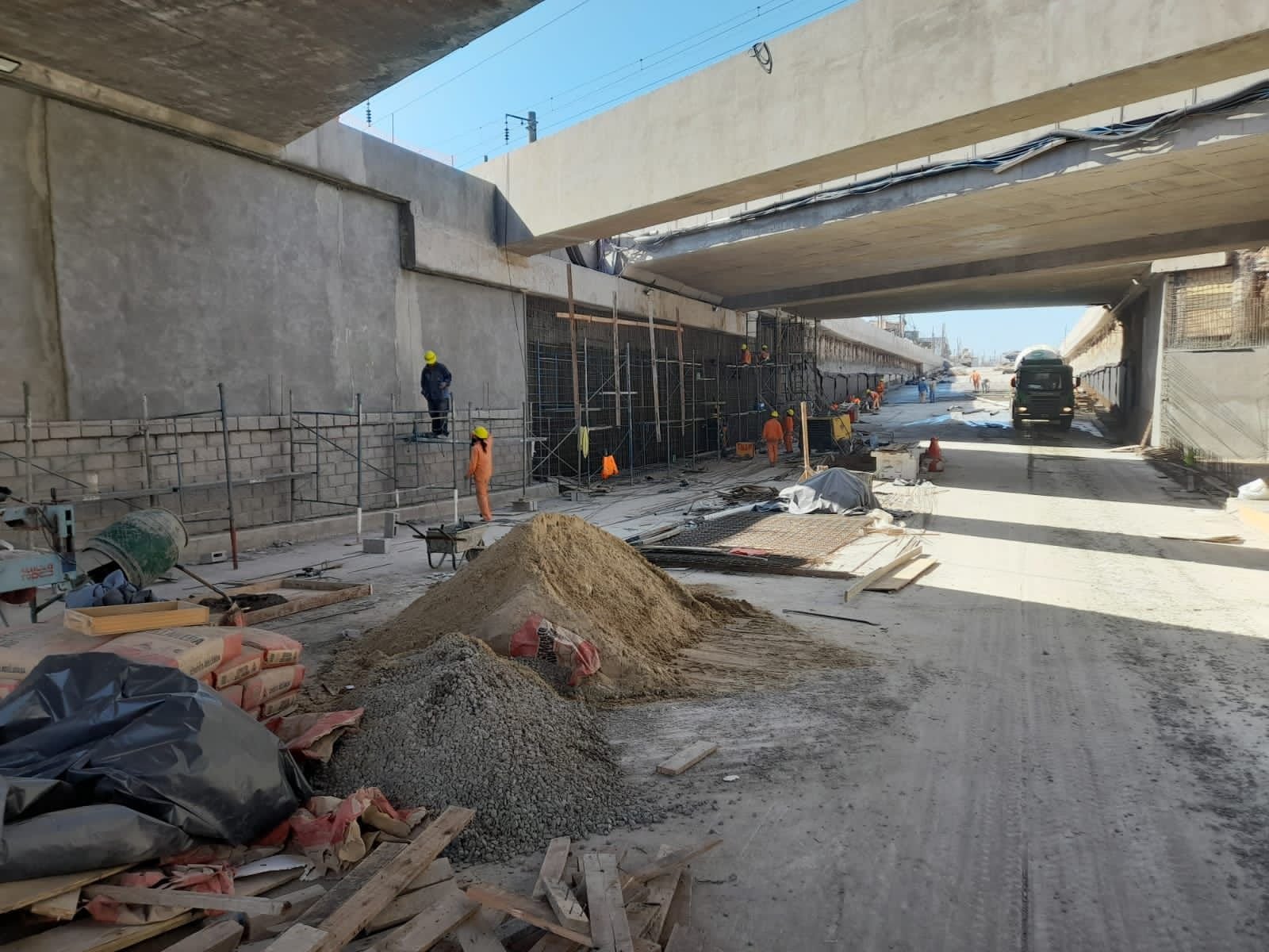 Reordenan el tránsito y preparan la apertura del paso bajo nivel de San Martín
