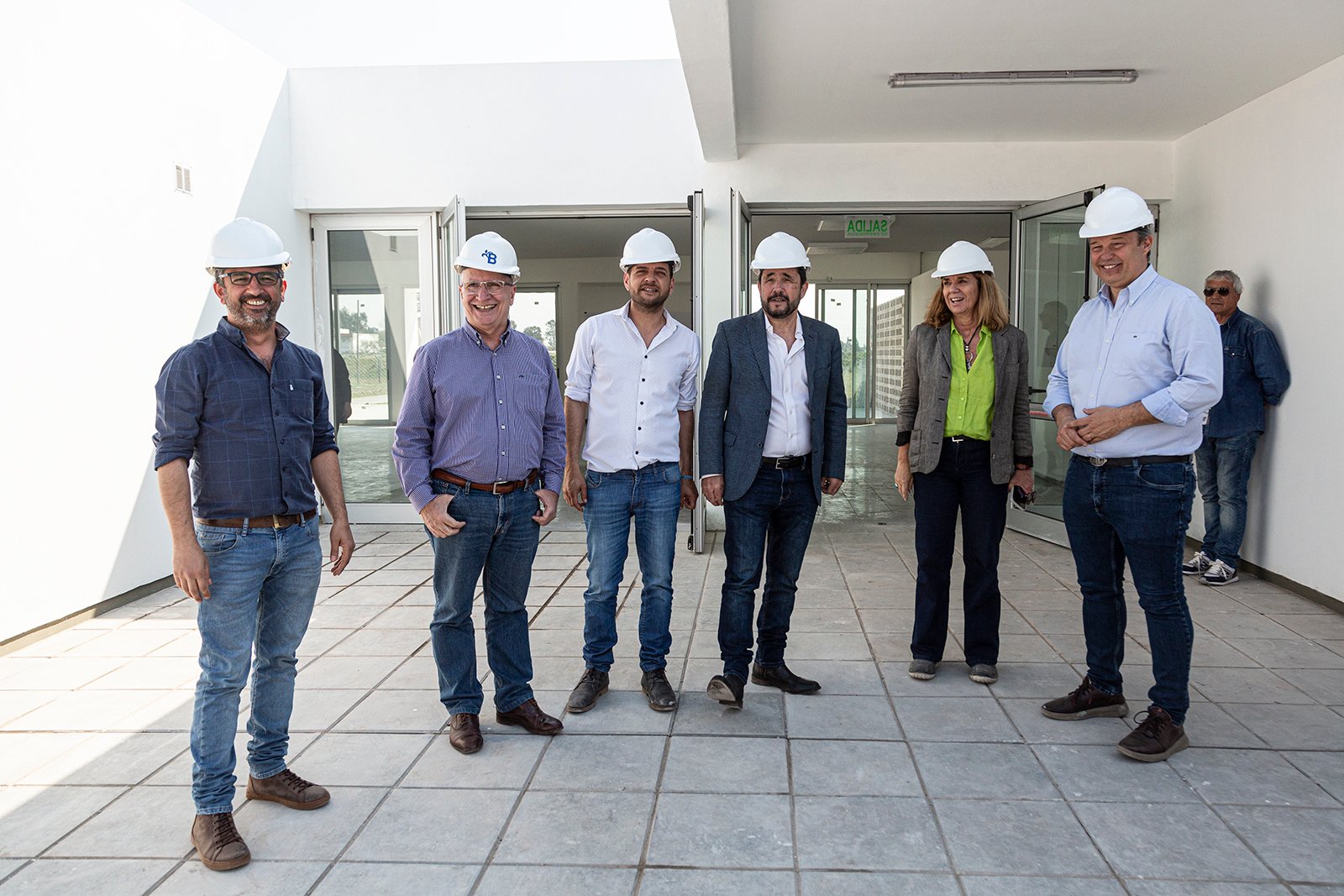 Cascallares y Fabiani recorrieron las obras del nuevo jardín de infantes de Glew