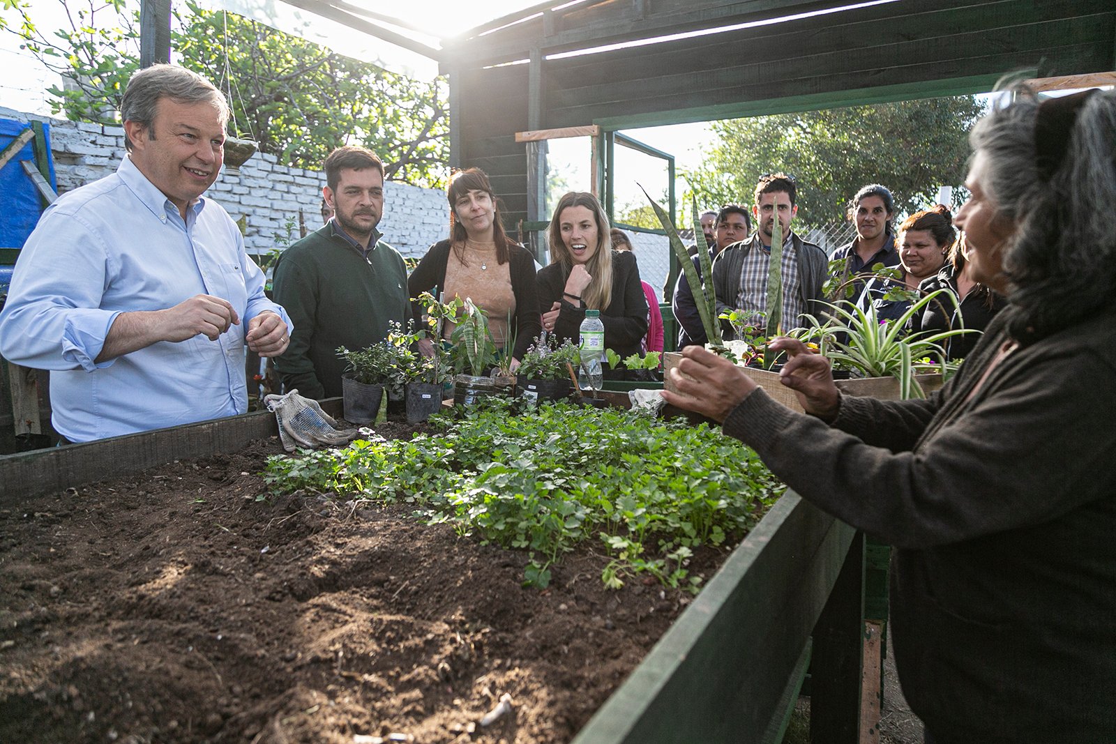 Burzaco: Cascallares y Fabiani recorrieron la Huerta Agroecológica municipal