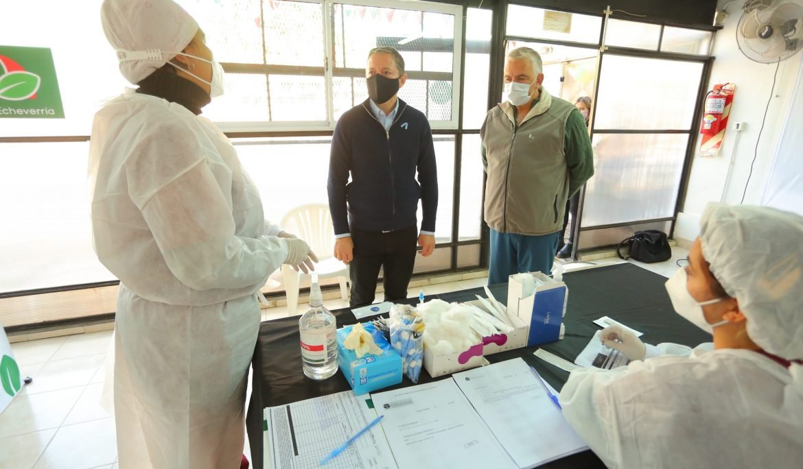 Echeverría: durante este fin de semana, continúan los testeos de Covid