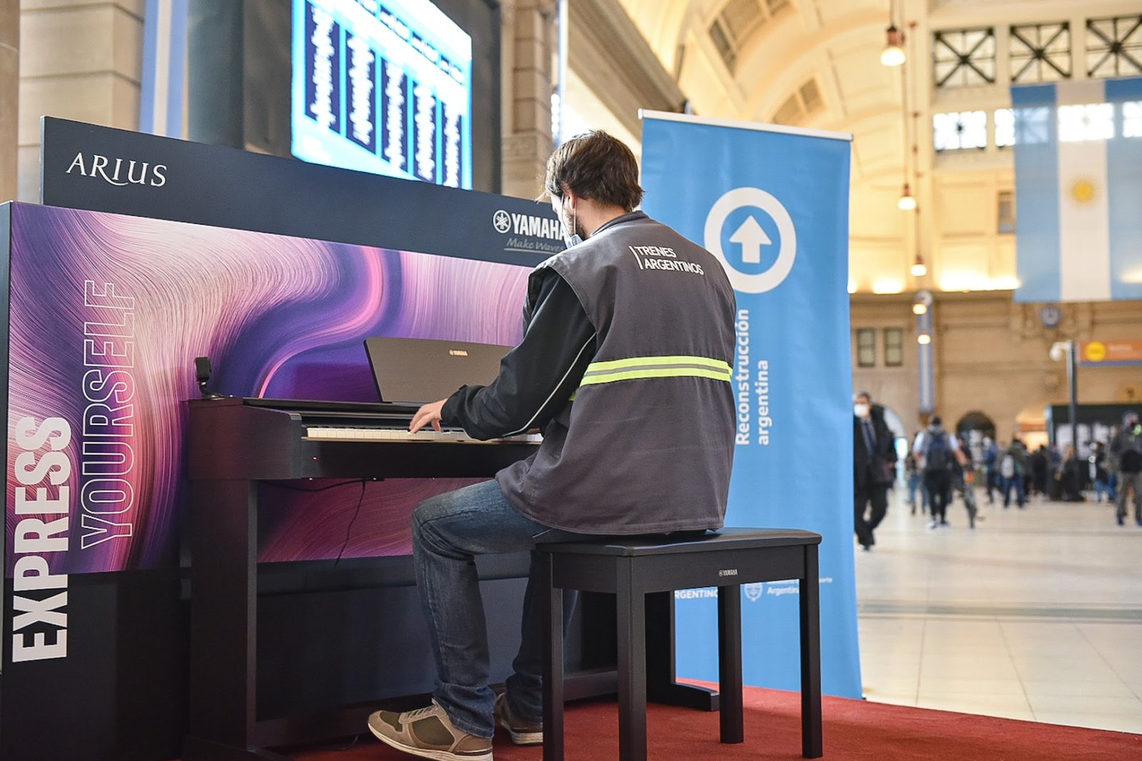 La estación Constitución contará con un Piano Street