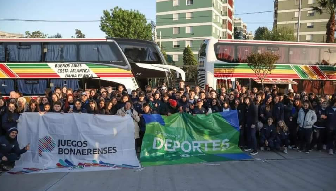 Juegos Bonaerenses: los representantes de Avellaneda viajaron a Mar del Plata