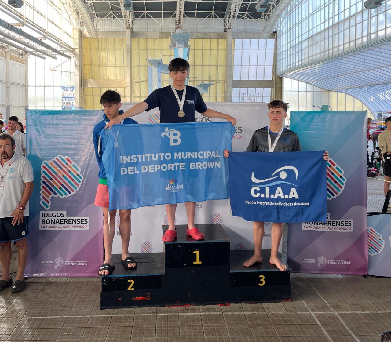 Cascallares y Fabiani felicitaron a la delegación browniana en los Juegos Bonaerenses 2022