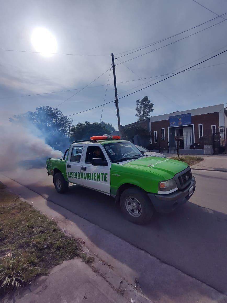 El Municipio realizó tareas de fumigación en El Jagüel