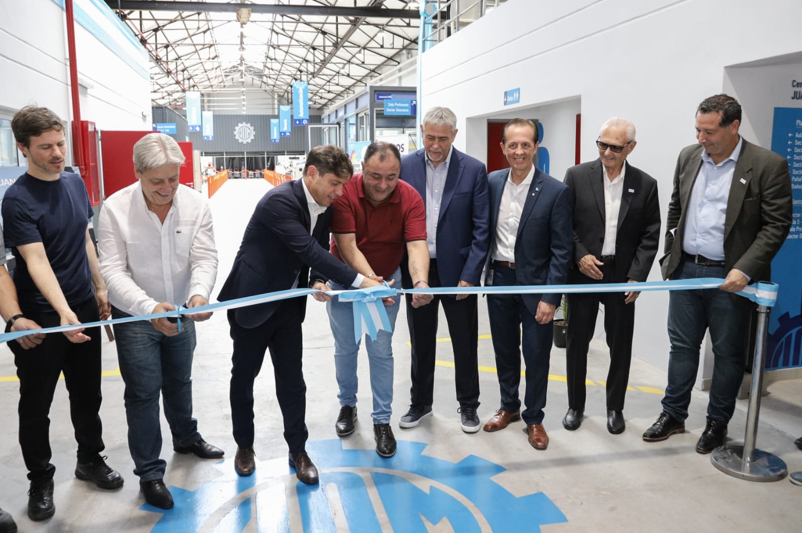 El Gobernador Kicillof inauguró un centro de capacitación de la UOM en Avellaneda