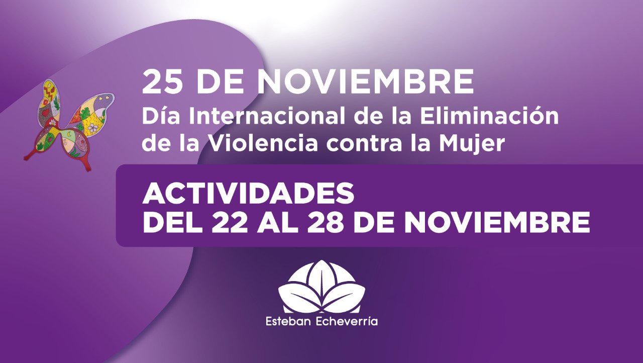 Echeverría: actividades en el marco del Día Internacional de la No Violencia contra la Mujer