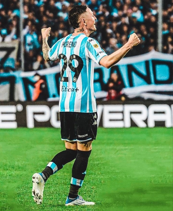 Aníbal Moreno y la felicidad por el título de Racing