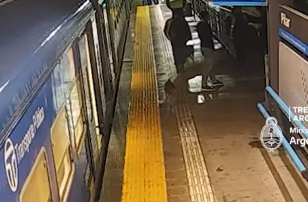 Le robó un celular a un pasajero del tren mientras dormía, pero fue detenido