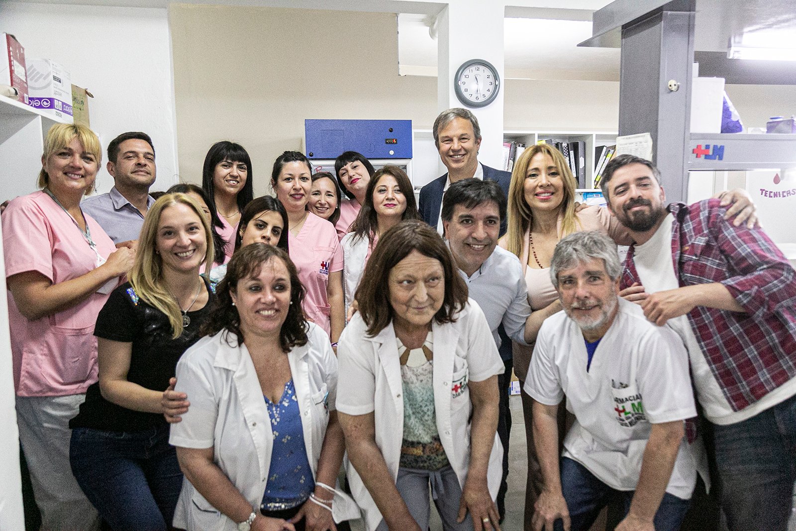 Cascallares y Fabiani participaron de la inauguración del nuevo servicio de Hemoterapia del Hospital Lucio Meléndez