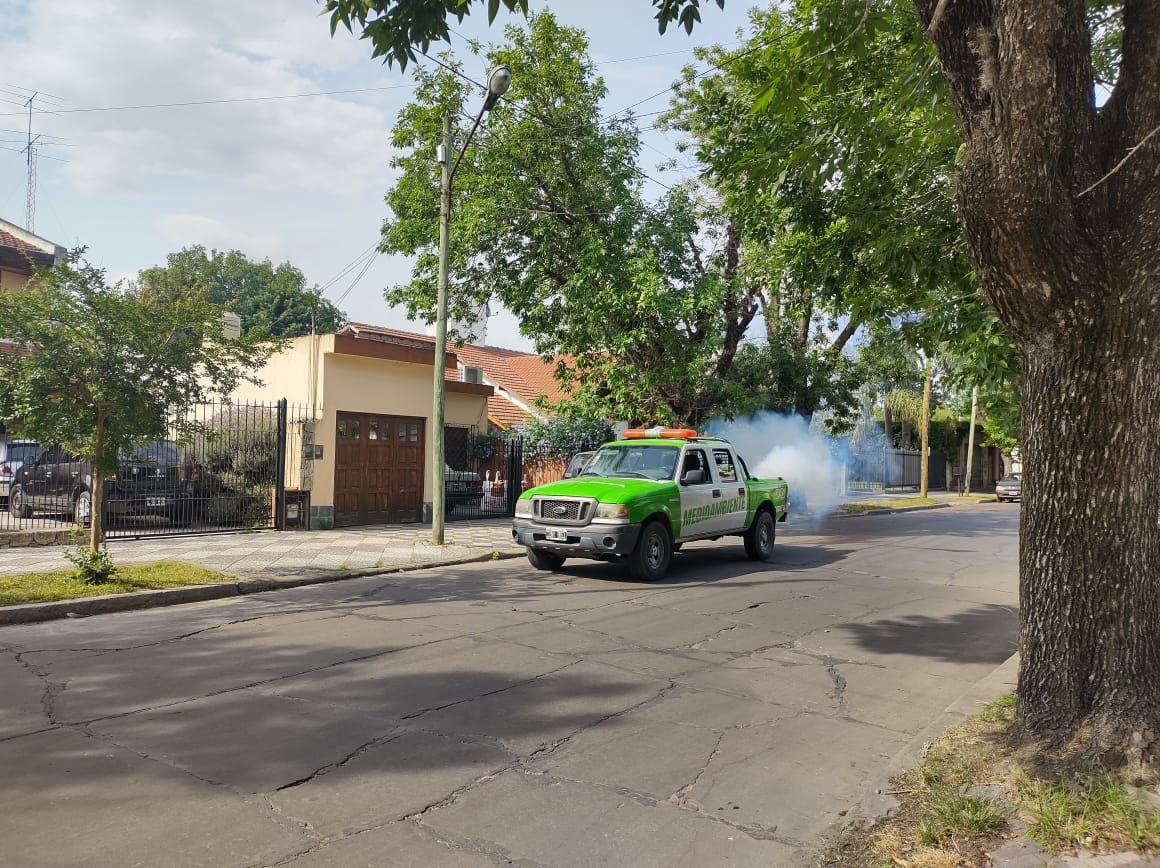 Echeverría: continúan las tareas de fumigación en el distrito