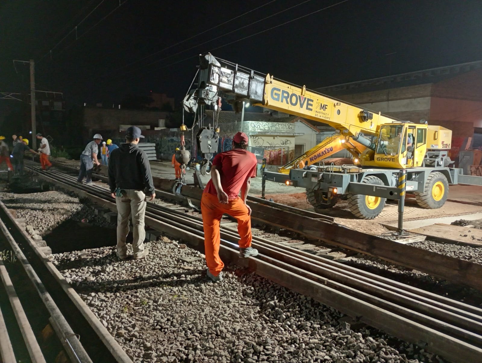 El Municipio avanza en la obra del paso bajo nivel Rebizo-General Paz