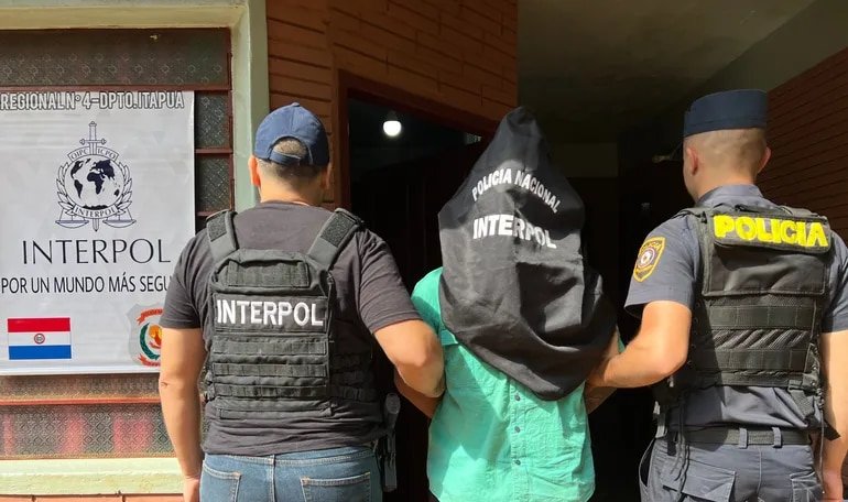 Era buscado por un crimen en Lanús: Interpol detuvo en Paraguay a uno de los prófugos más buscados en Argentina