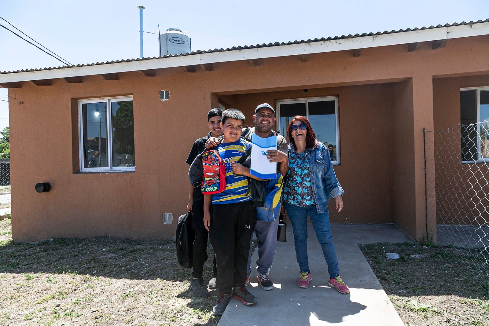 El Municipio de Brown finalizó la primera etapa de relocalización de 131 familias en Barrio Lindo y siguen las obras