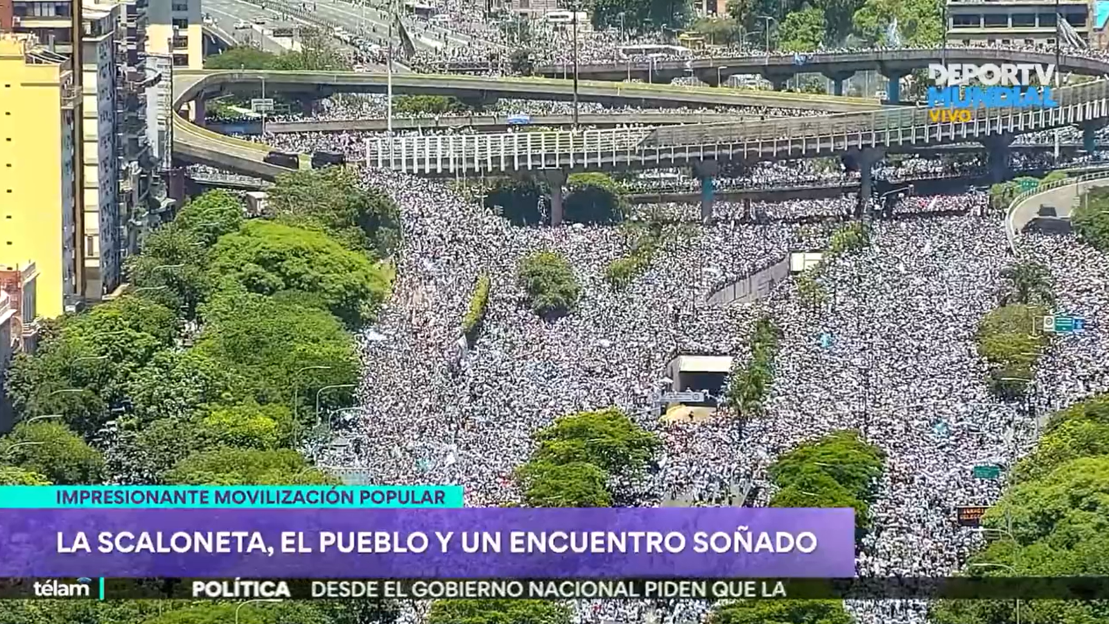 Una marea humana: se prevé que los campeones saluden desde la Autopista y 9 de Julio, pero la AFA duda