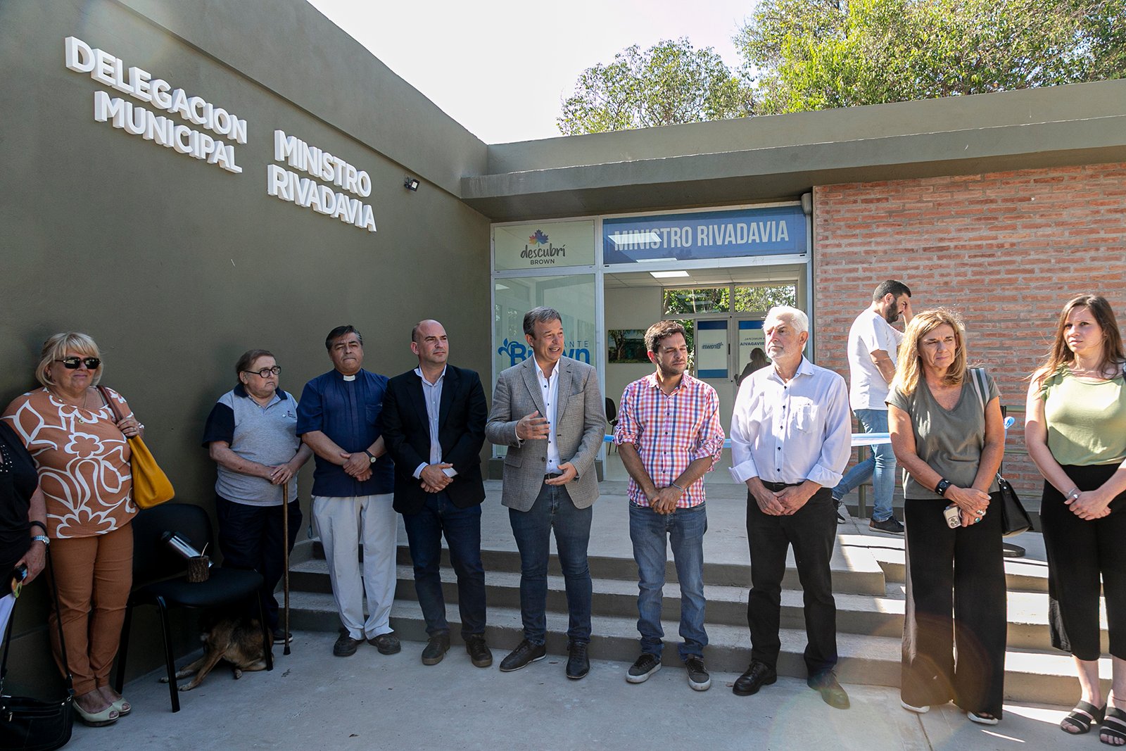 Cascallares y Fabiani inauguraron el nuevo edificio de la delegación de Ministro Rivadavia