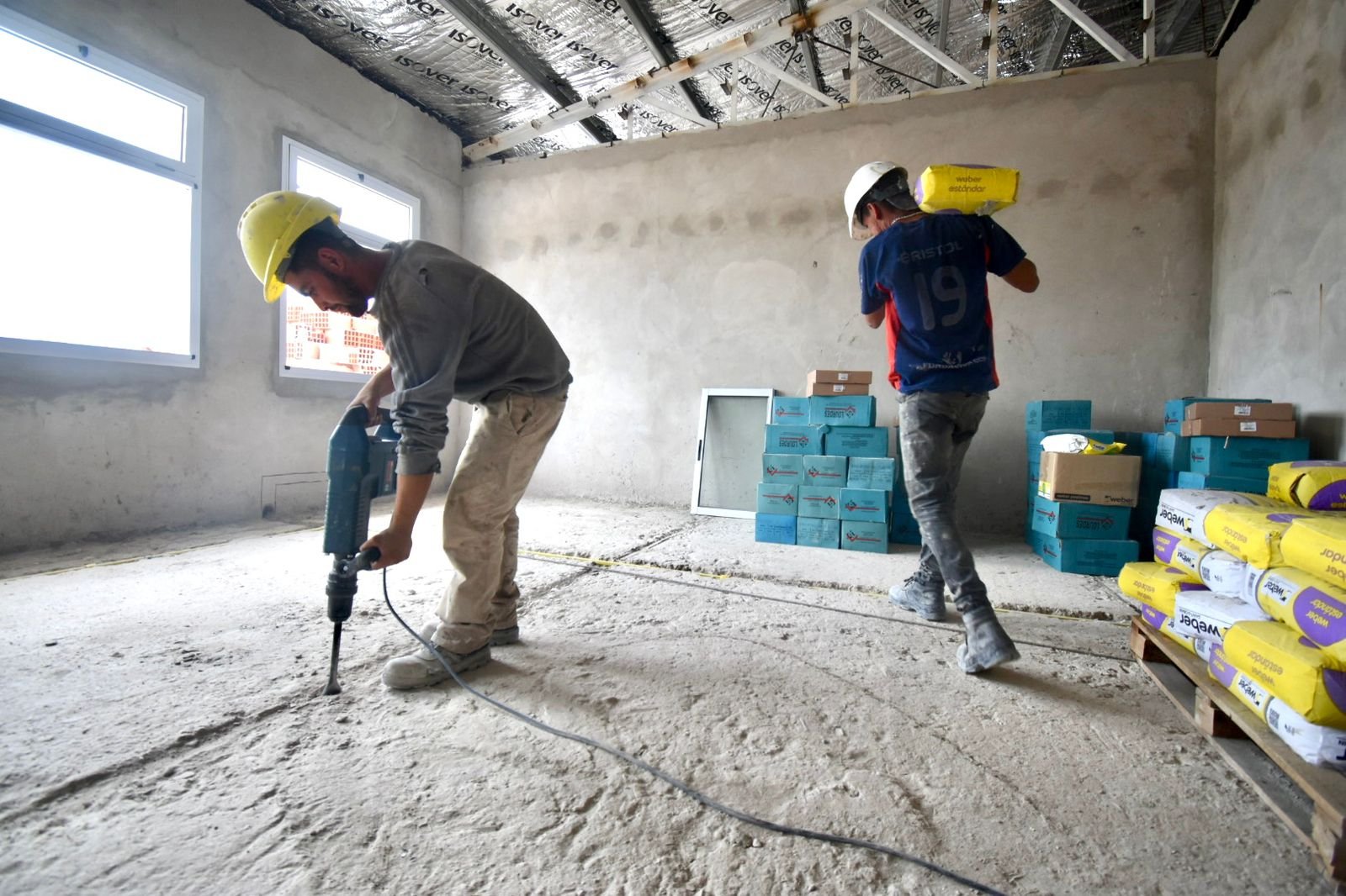 El Municipio de Brown realiza obras en más de 70 escuelas de cara al Ciclo Lectivo 2023