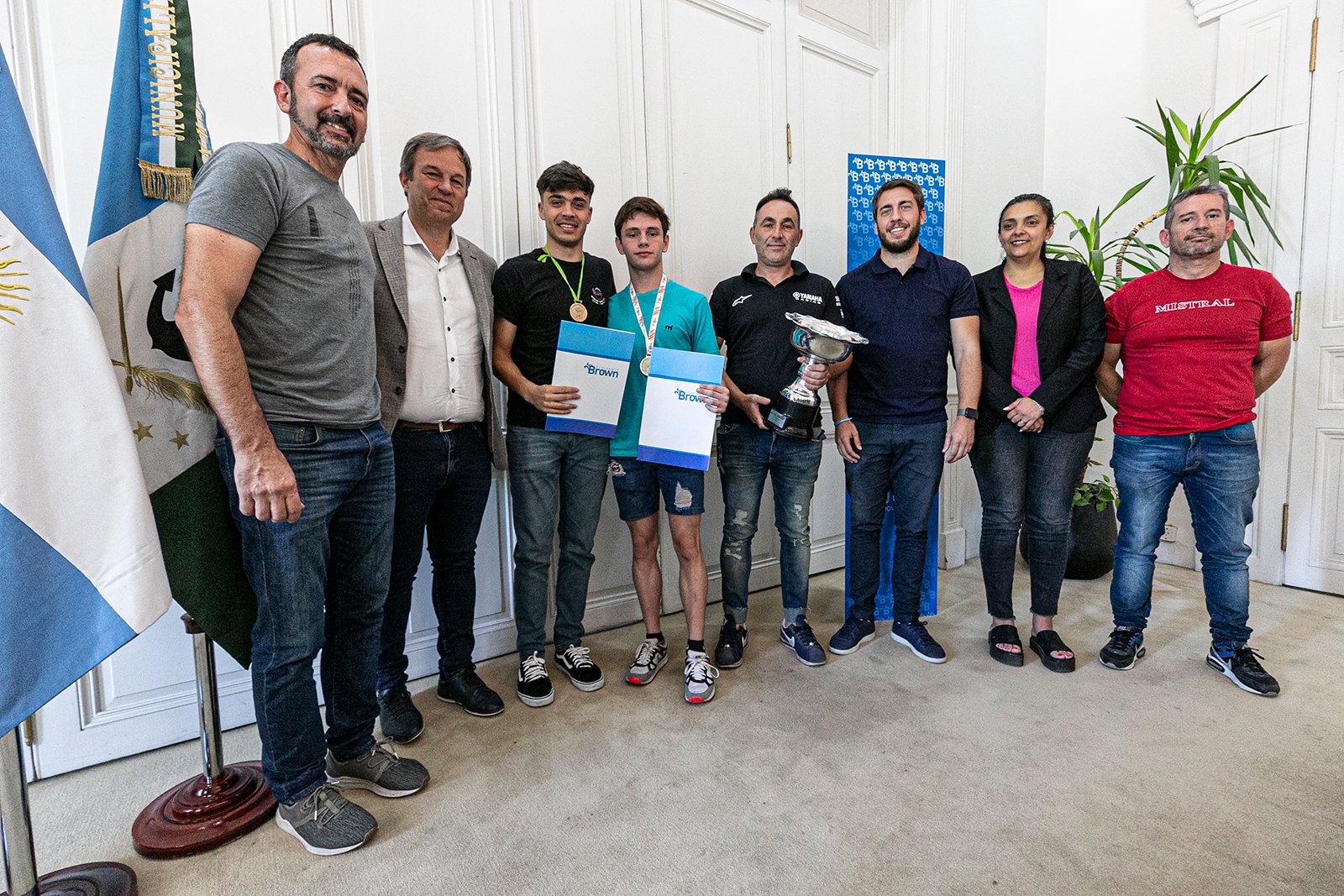 El Municipio de Brown sigue acompañando a deportistas locales