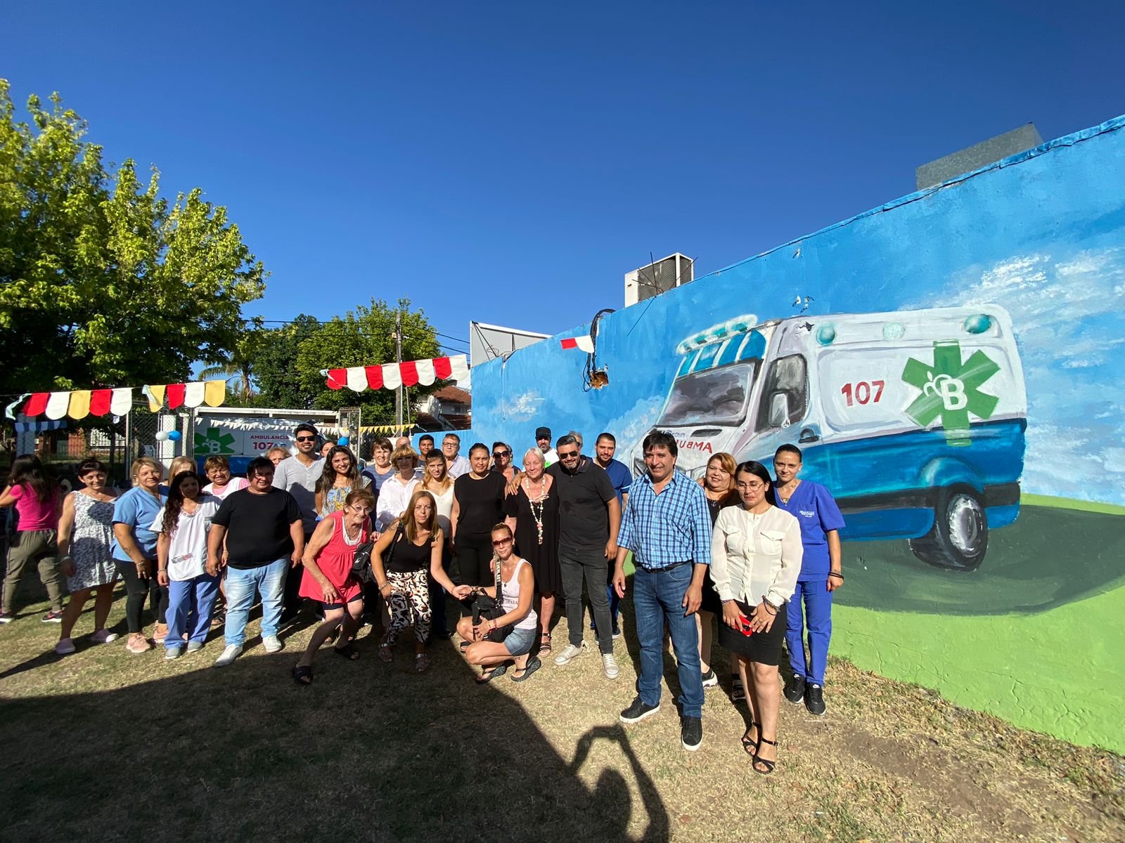 El Municipio de Brown inauguró una nueva base de operaciones del servicio de emergencias médicas 107 AB