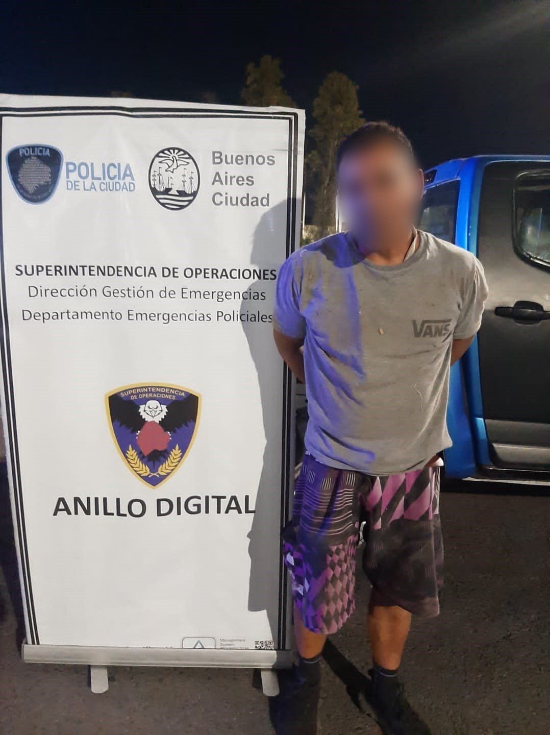 De Villa Soldati a Lomas de Zamora: persecución y detención de sujeto con auto robado