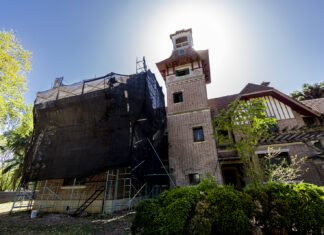 Iniciaron la puesta en valor de la histórica casona de la Quinta Roca