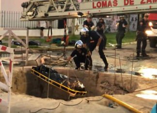 Banfield: un hombre murió al caer dentro en un pozo de 12 metros de profundidad de una obra de AySA