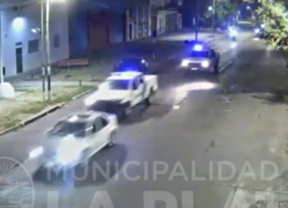 La Plata: se fugó de un operativo de tránsito, casi atropella a dos agentes municipales y fue capturado