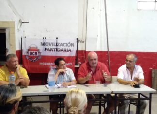 UCR: el dirigente Fabio Abraham charló sobre materia de seguridad en Ingeniero Maschwitz