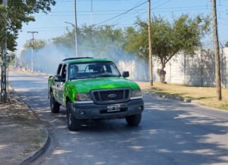 Fumigación en Esteban Echeverría