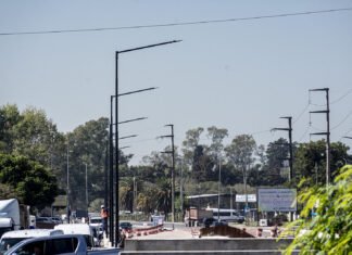 Brown: avanza la renovación integral de Ruta 4 con nuevas colectoras y dársenas para colectivos