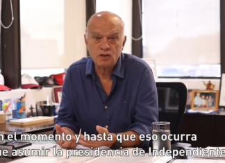 Grindetti confirmó que asumirá en Independiente y que se tomará licencia en la gestión de Lanús