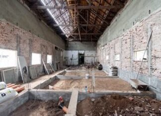 Avanzan a todo ritmo las obras de infraestructura en el Hospital Lucio Meléndez