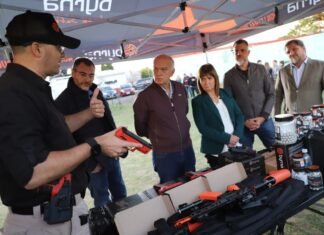 Grindetti promete extender el uso de armas «no letales» a todas las fuerzas de seguridad del Conurbano