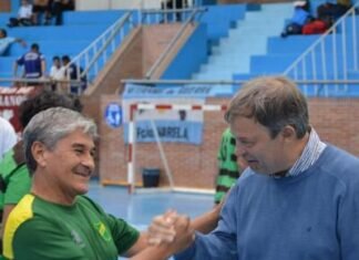 Cascallares y Fabiani acompañaron a los Veteranos de Malvinas en un encuentro deportivo