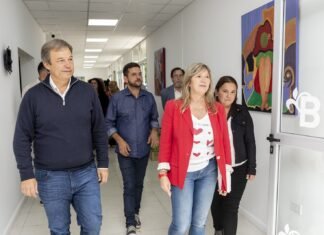 Álvarez Rodríguez, Cascallares y Fabiani inauguraron un nuevo Registro Provincial de las Personas y recorrieron obras
