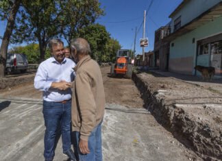 Avanza la pavimentación de 70 calles en Calzada, Burzaco, Claypole, Malvinas Argentinas y Glew