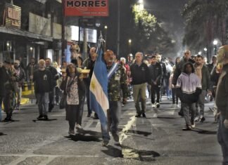 Brown: vigilia y mural en homenaje a los excombatientes y caídos en Malvinas
