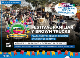 Celebran la semana de la identidad de José Mármol con un festival familiar y los «Brown Trucks»