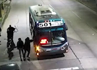 Monte Grande: vandalizaron un colectivo de la línea 501