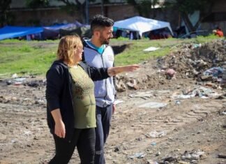 Balladares en recorrida por el distrito: «En Lanús el abandono es muy profundo»