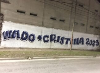 Tras la carta de Cristina, aparecieron pintadas por Wado en el Conurbano