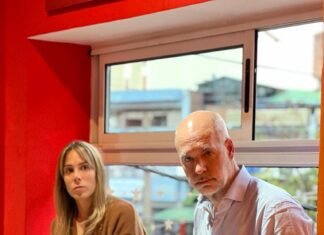 Larreta en Almirante Brown junto a Agustina Serrano Gómez